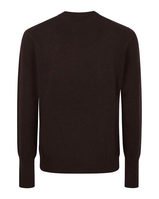 Ballantyne Black Round Neck Pullover for men
