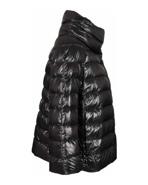 Herno Black Aminta Puff Coat