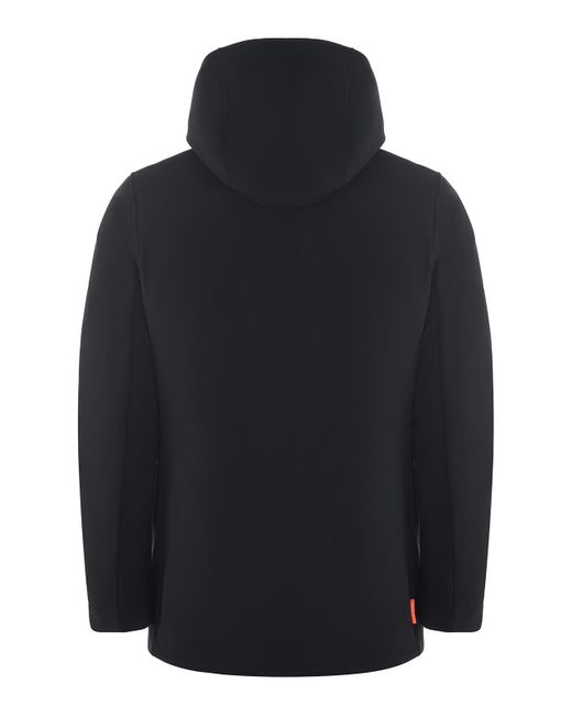 Rrd Blue Hooded Stretch Puffer Jacket for men