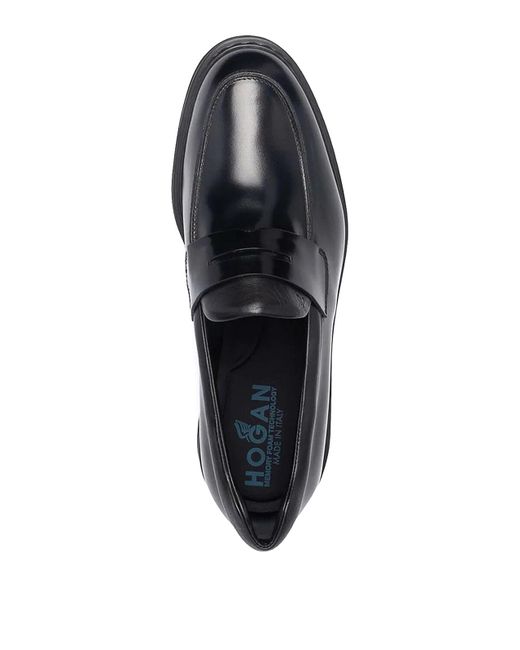 Hogan Black Loafers for men