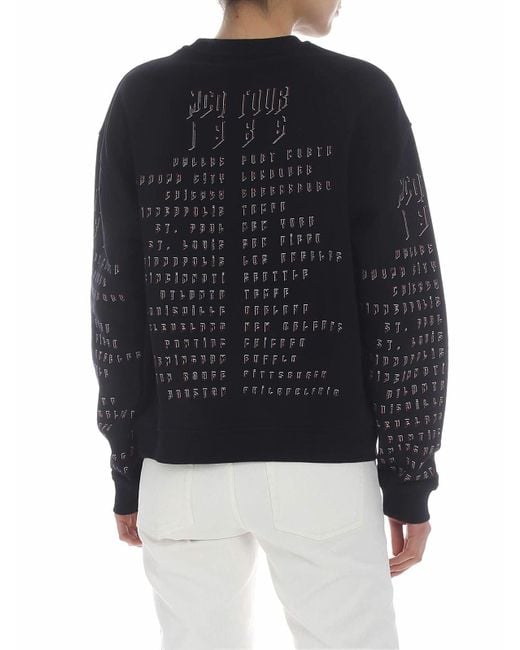 McQ Alexander McQueen Black Sweatshirt With Mcq Logo