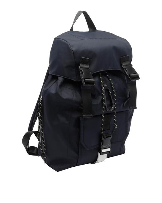 A.P.C. Black Trek Backpack for men