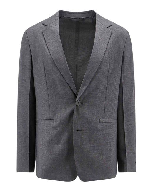 Givenchy Gray Wool Blazer for men