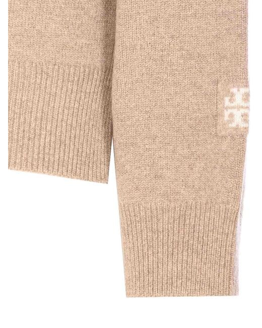 Tory Burch Natural Merino Wool Sweater