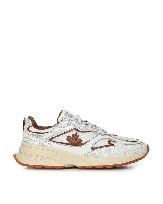DSquared² White Sprinter Sneakers for men