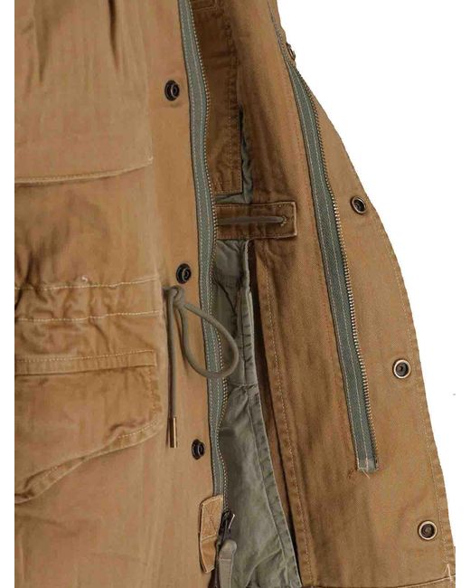 Polo Ralph Lauren Brown Military Jacket With Patch for men