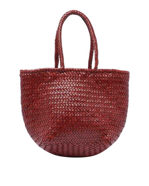 Dragon Diffusion Red Small Grace Basket Bag