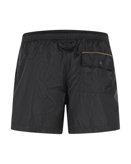 Moncler Gray Polyamide Swimsuit for men