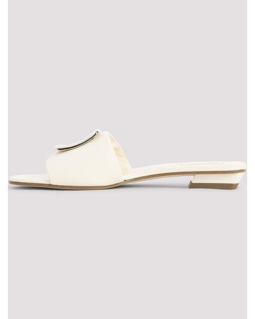 Roger Vivier Natural Padded Mule
