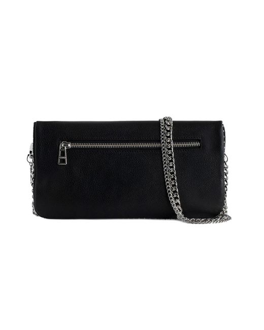 Zadig & Voltaire Black Rock Grained Leather Studs