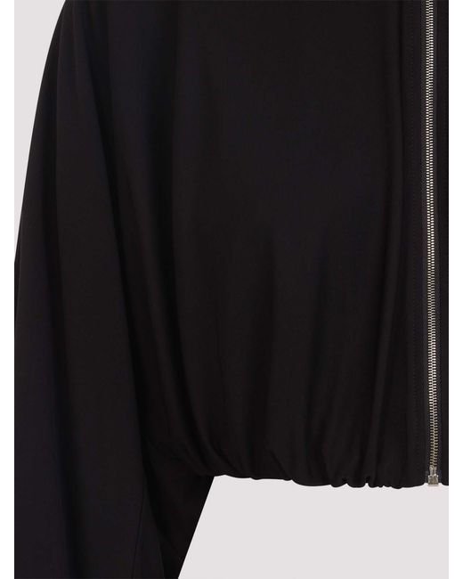 Alaïa Black Draped Jacket