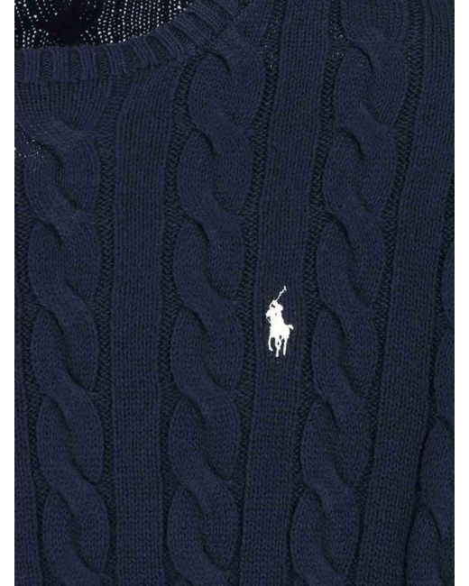 Polo Ralph Lauren Blue Logo Sweater for men