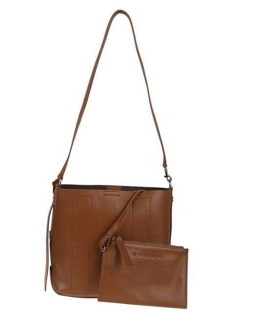 Hogan Brown Hobo Small Bag