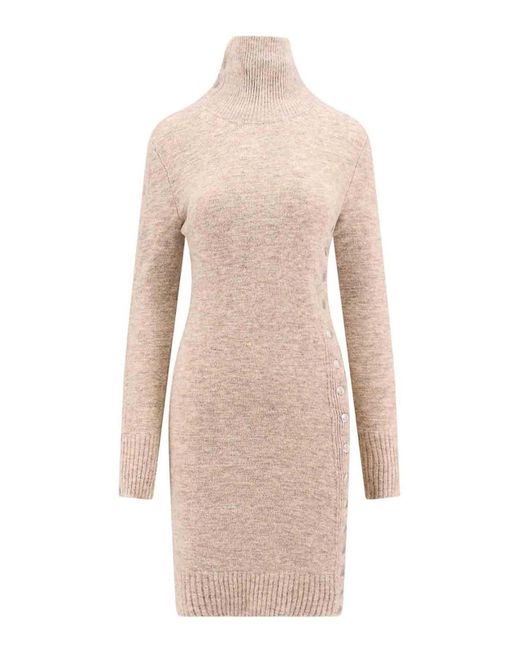 Isabel Marant Natural Mlange Knitted Dress