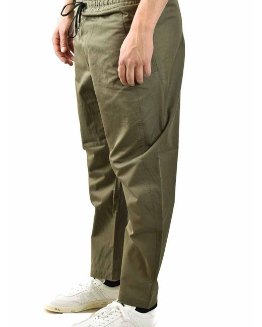Isabel Benenato Green Trousers for men