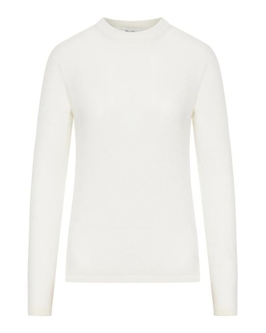 Max Mara White Marica Sweater