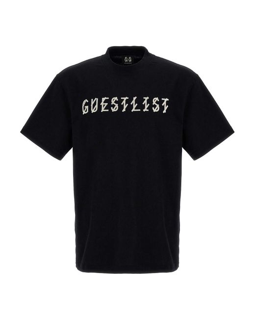 44 Label Group Black T-shirt Guestlist/berlin Sub for men
