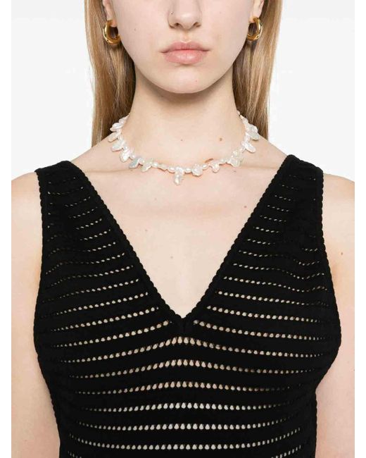 Elisabetta Franchi Black Long Dress