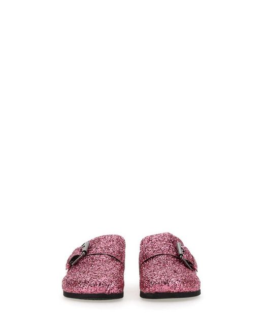 Philosophy Di Lorenzo Serafini Purple Glittered Mules