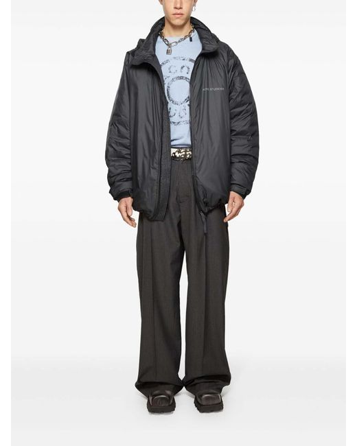 Acne Black Down Jacket for men