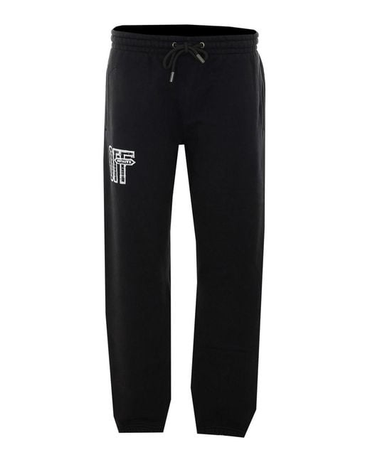 Off-White c/o Virgil Abloh Black Off Motion Arrow Sweatpants for men