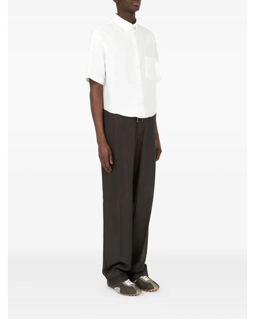 Maison Margiela White Short-Sleeved Shirt