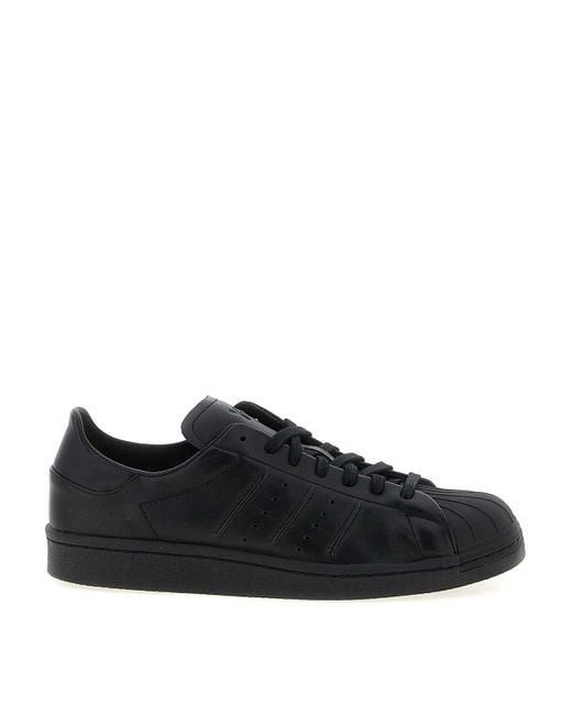 Y-3 Black Superstar Sneakers for men