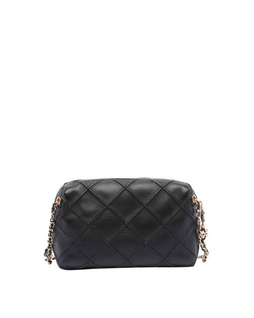 Tory Burch Gray Small Fleming Crossbody Bag