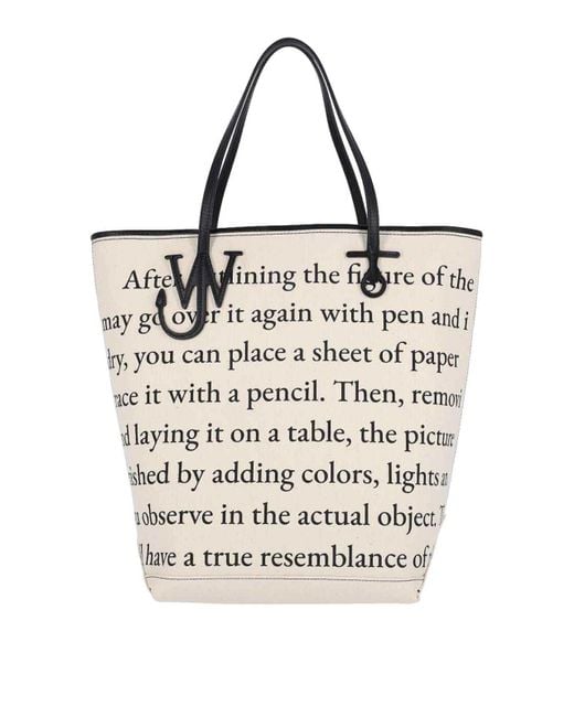 J.W. Anderson White Tote Bag