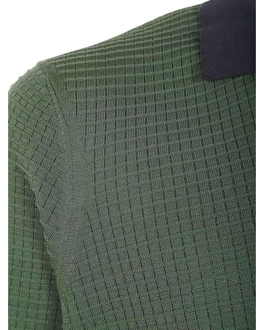 Drumohr Green 3/4 Sleeves Sweater for men