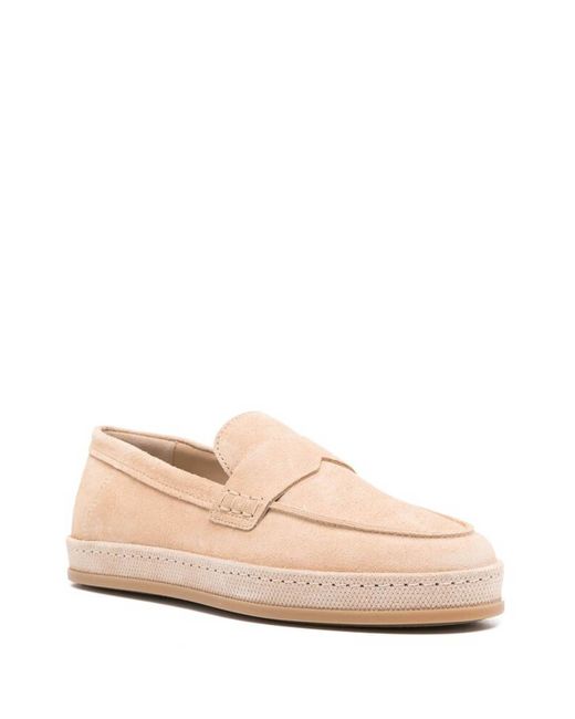 Hogan Pink Cream Loafers
