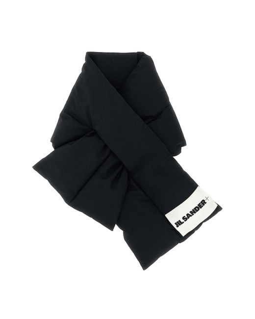 Jil Sander Black Down Scarf 01 Scarf