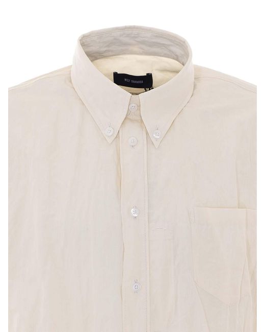 Willy Chavarria White Masa Veterano Shirt for men