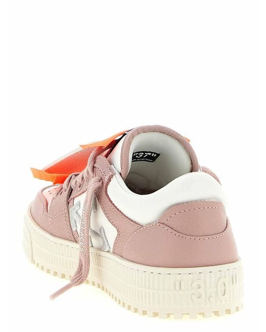 Off-White c/o Virgil Abloh Pink '3.0 Off Court' Sneakers