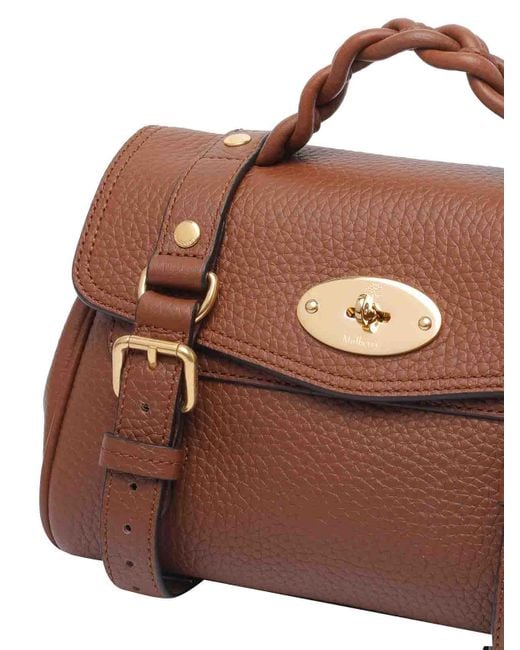Mulberry Brown Mini Alexa Handbag