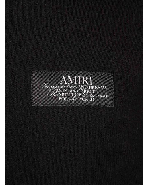 Amiri Black Spirit Tee for men
