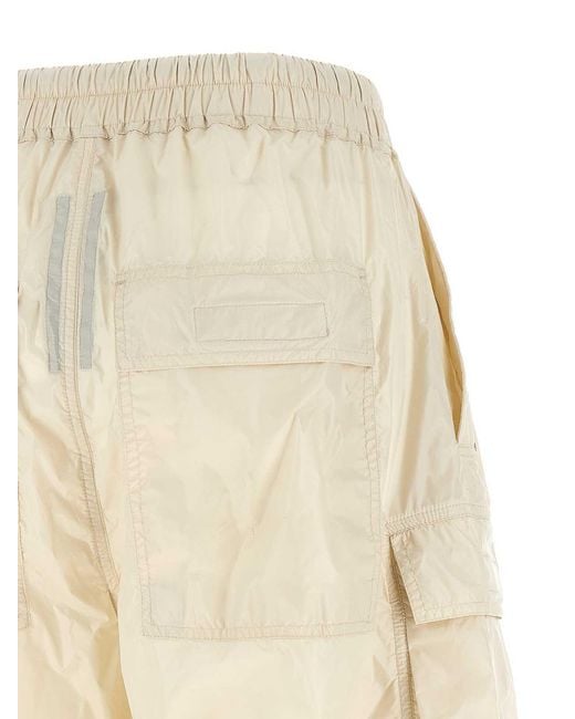 Rick Owens Natural Double Cargo Jumbo Belas Pants