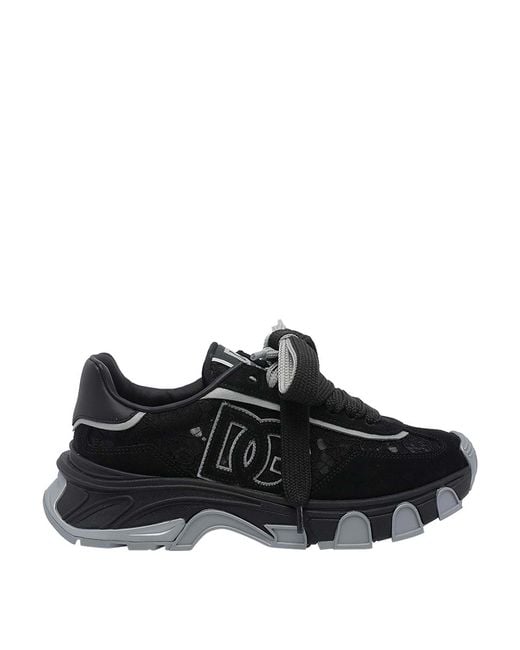 Dolce & Gabbana Black Dg Country Road Sneakers