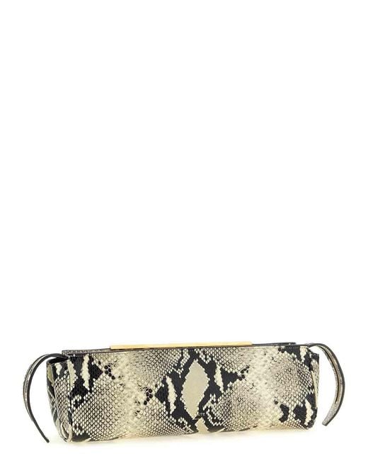 Khaite Metallic Donna Evening Clutch