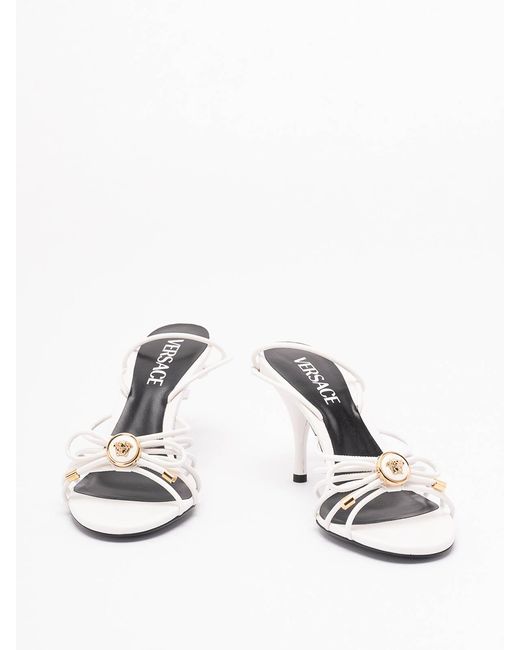 Versace White Sandals