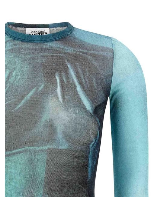 Jean Paul Gaultier Blue Top
