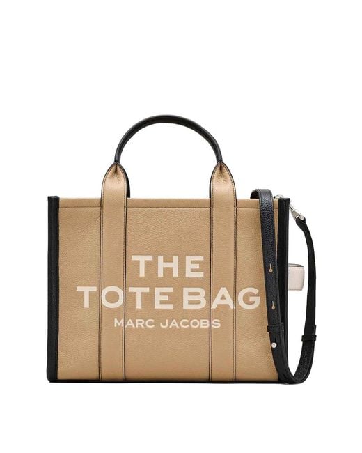 Marc Jacobs Metallic The Colorblock Medium Tote Bag