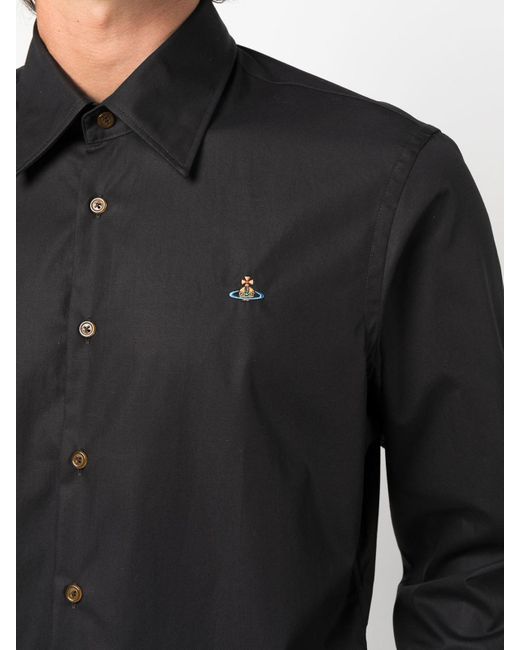 Vivienne Westwood Black Organic Cotton Shirt for men