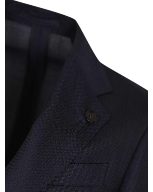 Lardini Blue Roma Jacket for men