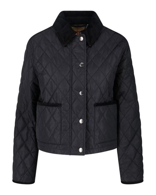 Burberry Black Cropped Jacket