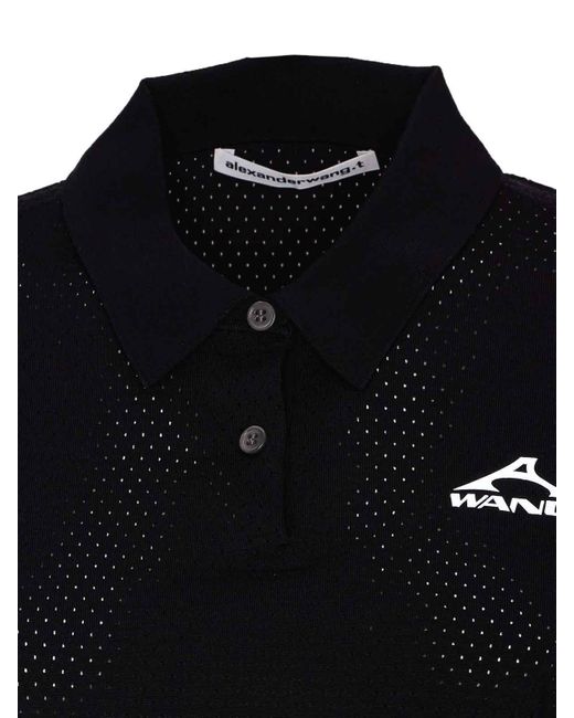 Alexander Wang Blue Short Sleeves Polo