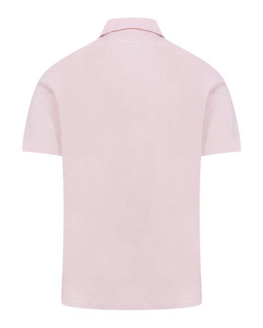 Brunello Cucinelli Pink T-Shirt And Pole for men