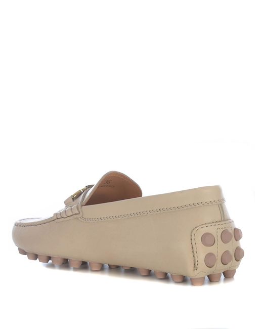 Tod's Natural Mocassins "Bubble"