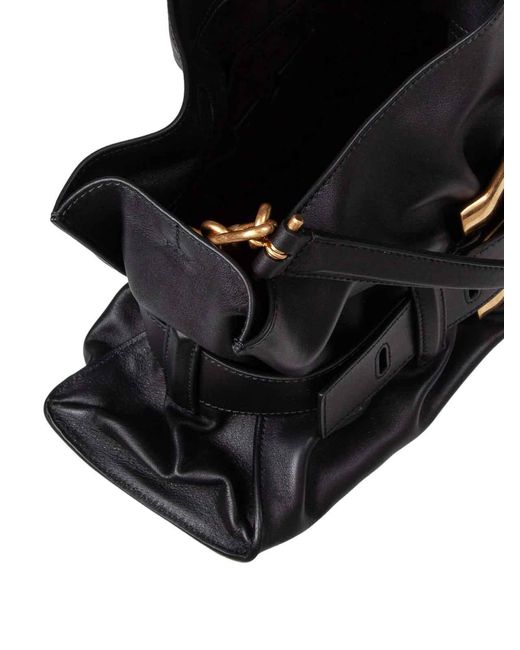 Balmain Black Anthem Medium Handbag