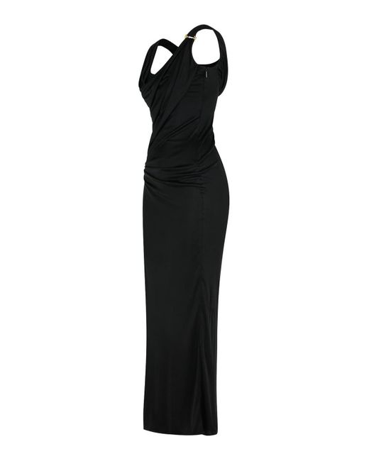 Versace Black Viscose Dress